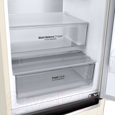 Холодильник с морозильником LG DoorCooling+ GA-B459MEQM