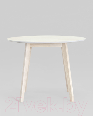 Обеденный стол Stool Group Gerda 100x100 / LWM(CR)10108HL32 (беленый дуб)