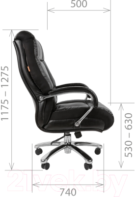 Кресло офисное Chairman 405 (Eco (экопремиум, черный))