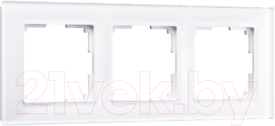 Рамка для выключателя Werkel W0031101 / a051196 (белый / стекло)