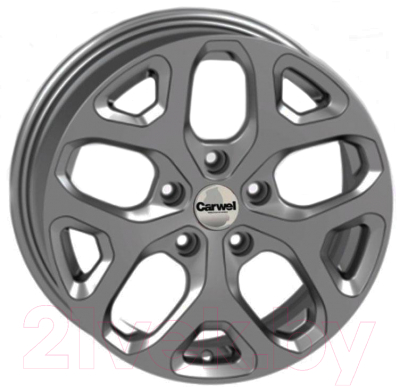 

Литой диск Carwel, Аль 174 Corolla 16x6.5" 5x114.3мм DIA 60.1мм ET 45мм SB