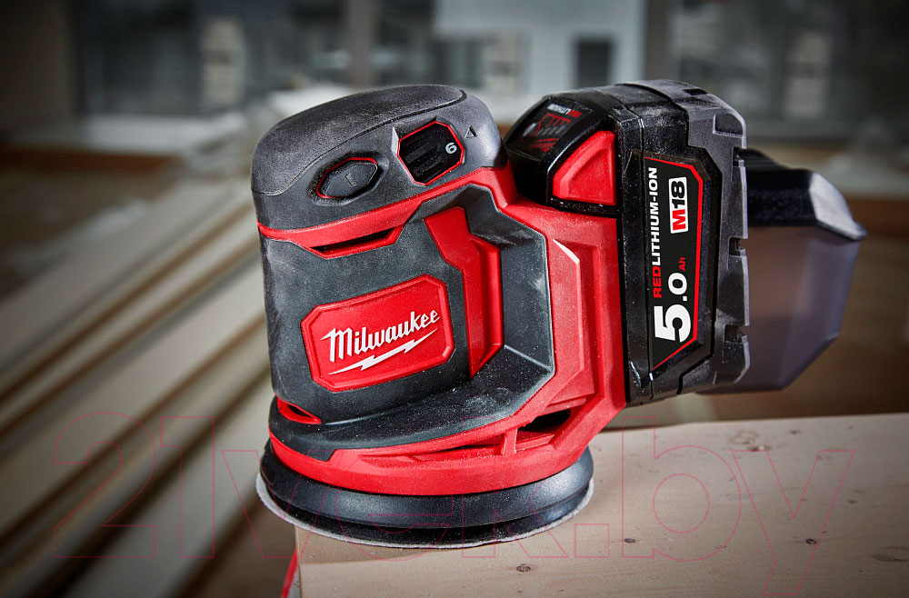 Эксцентриковая шлифовальная машина Milwaukee M18 BOS125-502B / 4933464229