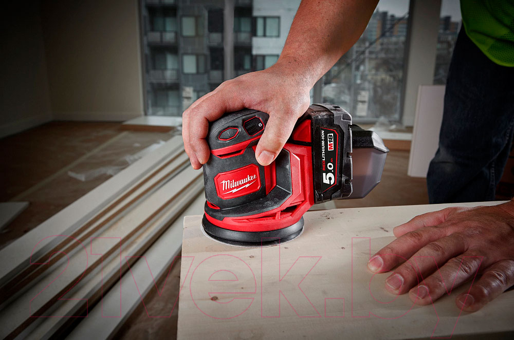 Эксцентриковая шлифовальная машина Milwaukee M18 BOS125-502B / 4933464229