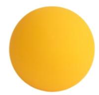 Массажный мяч Ironmaster IR97038 (6.3см, желтый) - 