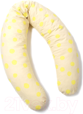 Подушка для беременных Elema 1С73-21-Р53 (желтый горох)
