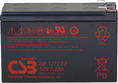 Аккумуляторная батарея CSB GP 1272 12V/7.2Ah -