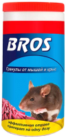 Средство для борьбы с вредителями Bros Гранулы от мышей и крыс (250г) - 
