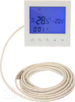 Терморегулятор для теплого пола Rexant R100W/ 51-0588 (белый)