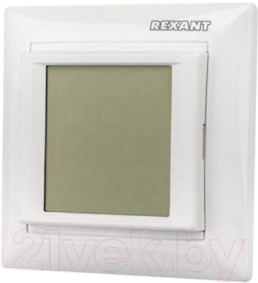 Терморегулятор для теплого пола Rexant RX-421H/ 51-0586 (белый)