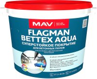 Краска MAV Flagman Bettex Aqua (3л, белый матовый) - 