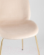 Миниатюра изображения товара Стул Stool Group Турин / 8329 (бархат бежевый/золото)