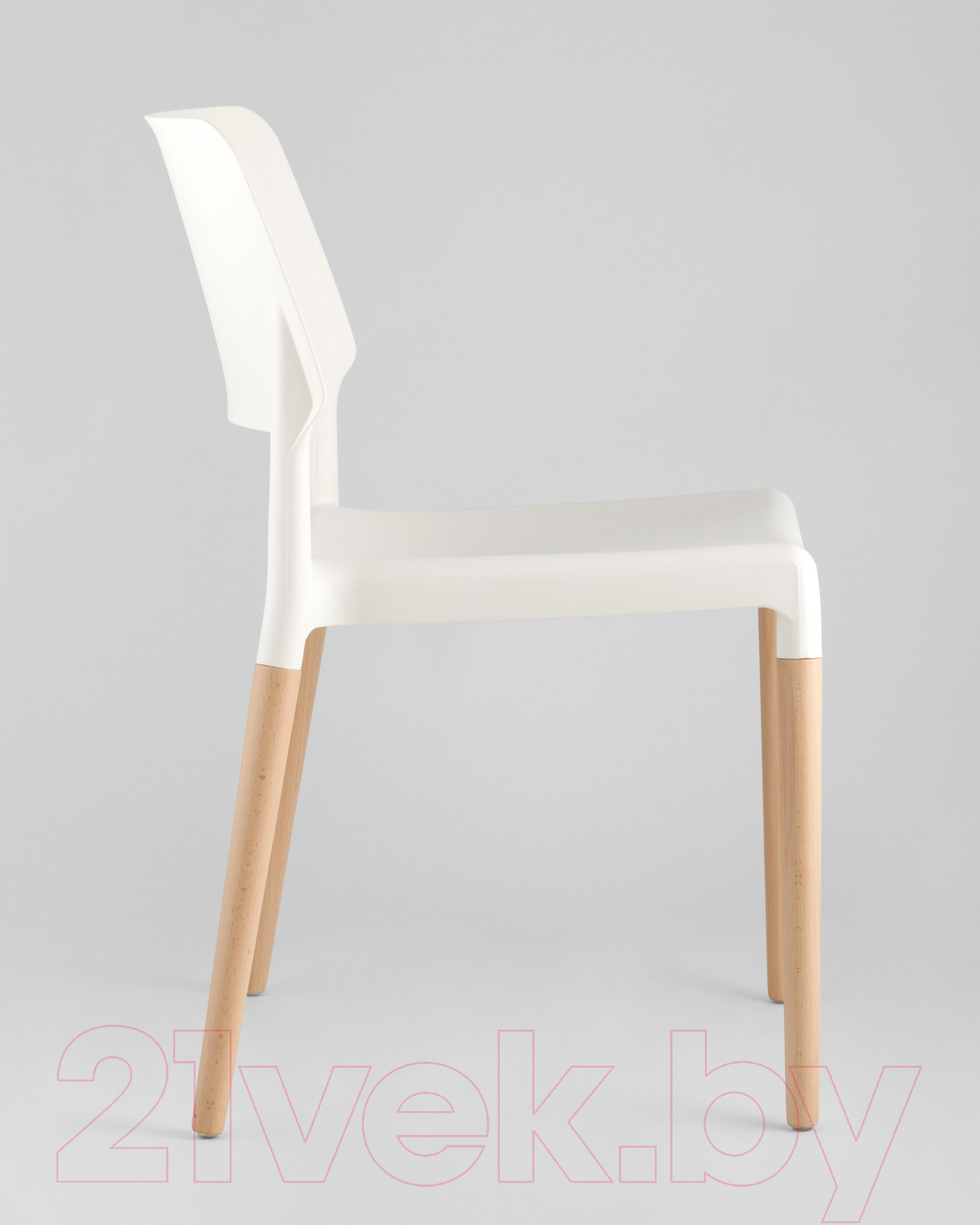 Стул Stool Group Bistro / 8086 (белый/деревянные ножки) — фото 2
