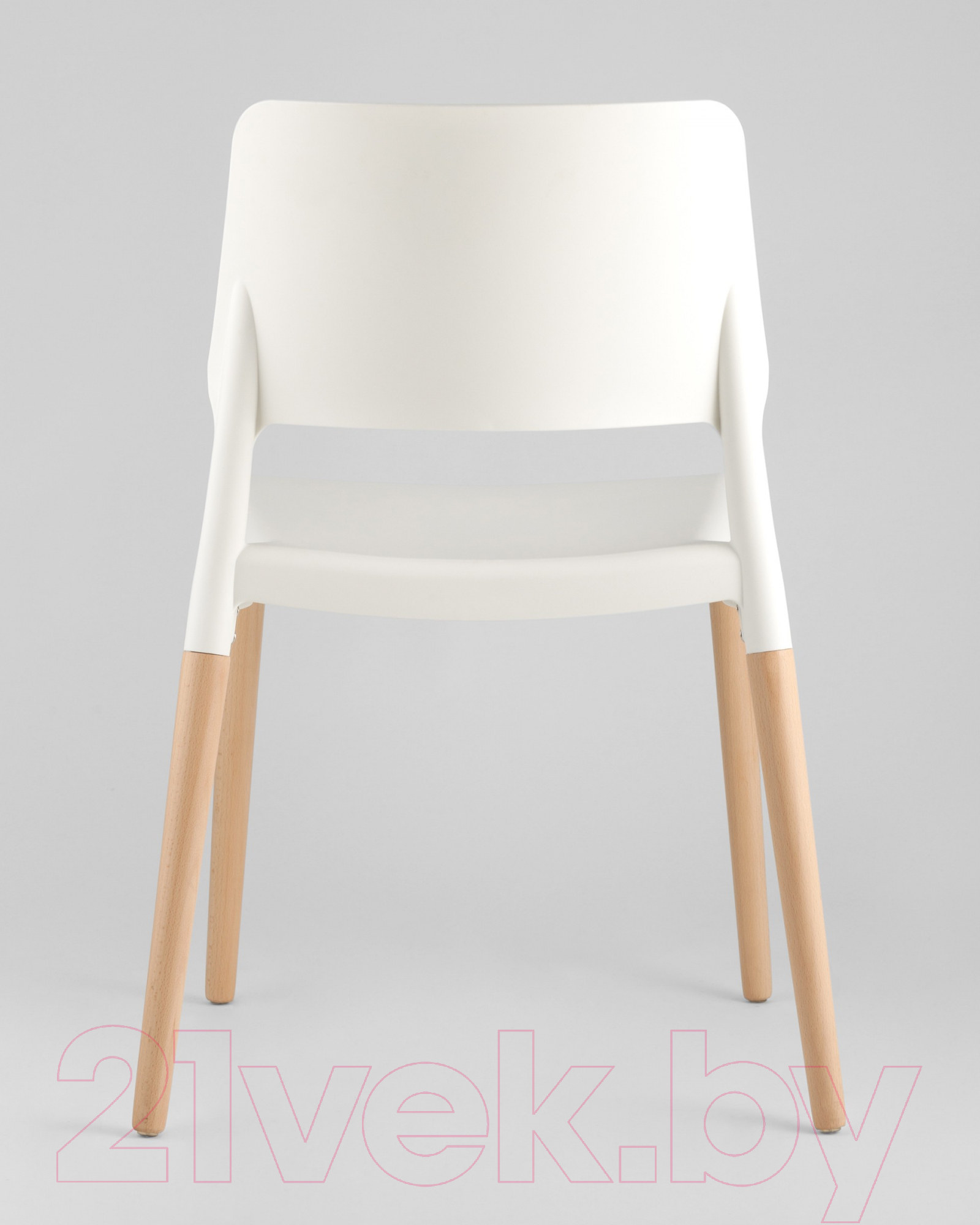 Стул Stool Group Bistro / 8086 (белый/деревянные ножки) — фото 3