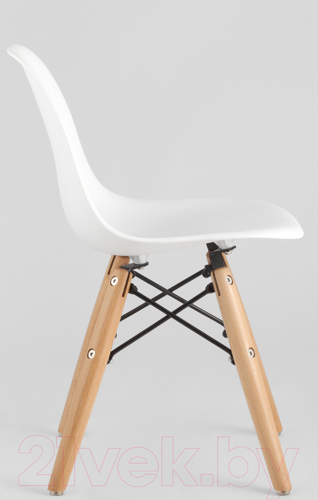 Стул детский Stool Group Eames Small / 8056S (белый/деревянные ножки)