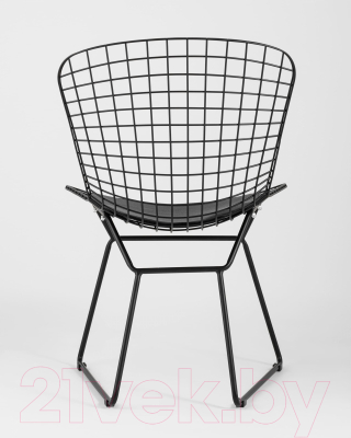 Стул Stool Group Bertoia / BTY-18-P6 BL/BL (черный с черной подушкой)