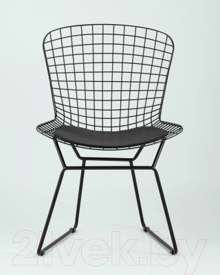 Стул Stool Group Bertoia / BTY-18-P6 BL/BL (черный с черной подушкой)