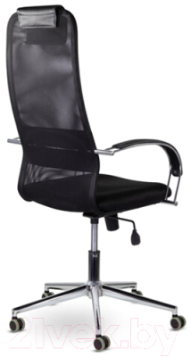 Кресло офисное Brabix Pilot EX-610 CH / 532417 (хром/черный)