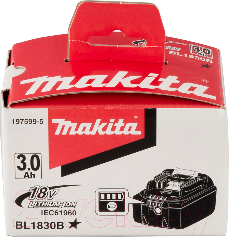 Аккумулятор для электроинструмента Makita BL1830B (632G12-3)