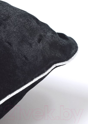 Изображение товара Подушка декоративная Elema 45x45 / 0С432-20-Р53 (черный/серебристый)