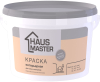 Краска Haus Master Интерьерная (3л, белый матовый) - 
