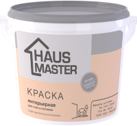 Краска Haus Master Интерьерная (5л, белый матовый) - 