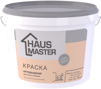 Краска Haus Master Интерьерная (11л, белый матовый) - 
