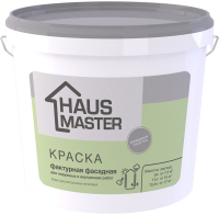 Краска Haus Master Фасадная для наружных и внутренних работ (13.2л, белый) - 