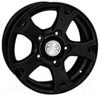 

Литой диск Proma, Нива 15x6.5" 5x139.7мм DIA 98.1мм ET 20мм Черный матовый