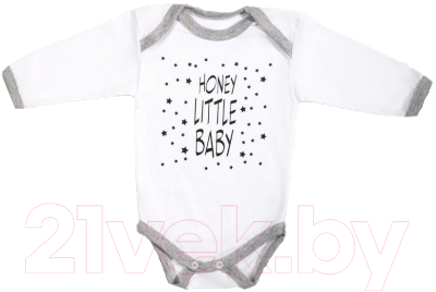 

Боди для младенцев Amarobaby, Honey Little Baby / AMARO-ODHL2-74