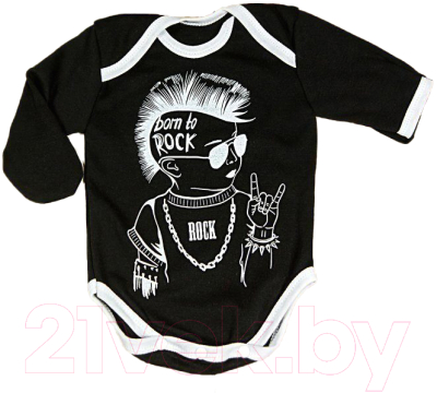 

Боди для младенцев Amarobaby, Rock Baby / AMARO-ODR201-80