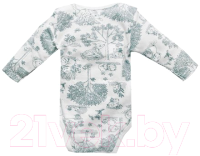 Комплект одежды для малышей Amarobaby Soft Hugs Лесная сказка / AMARO-ODSH201-LS-80 (зеленый, р. 80)