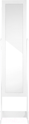 Зеркало Stool Group Напольное со шкафом для украшений (белый)