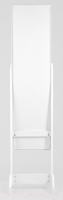 Зеркало Stool Group Напольное со шкафом для украшений (белый)
