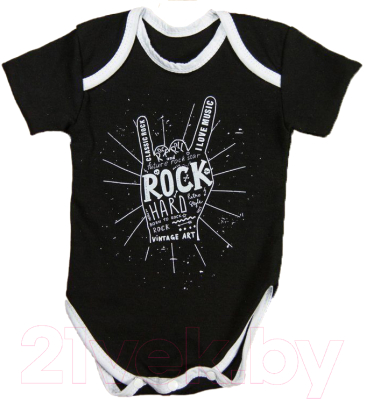 

Боди для младенцев Amarobaby, Rock Baby / AMARO-ODR102-62