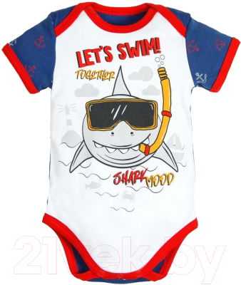 

Боди для младенцев Amarobaby, Sea Life / AMARO-ODSL1-74