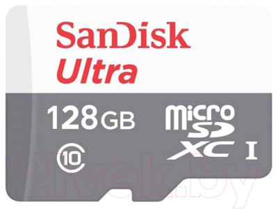 Карта памяти SanDisk Ultra MicroSDXC Class10 UHSI 128GB (SDSQUNR-128G-GN6TA)