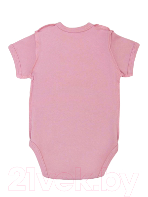 Боди для малышей Amarobaby Nature Кимоно Зефир / AB-OD21-NZ1/06-80 (розовый, р. 80)