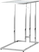 Приставной столик Stool Group Бостон 50x32 / EET-061-C (прозрачное стекло/сталь серебристый) - 