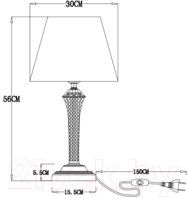 Прикроватная лампа Arte Lamp Gracie A7301LT-1PB