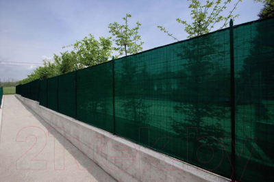 Сетка фасадная GreenTerra Для укрытия 2x50-80 (темно-зеленая)