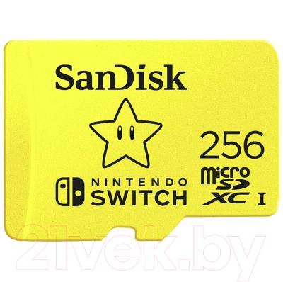

Карта памяти SanDisk, Nintendo Switch MicroSDXC SQXAO GNCZN 256GB (SDSQXAO-256G-GNCZN)