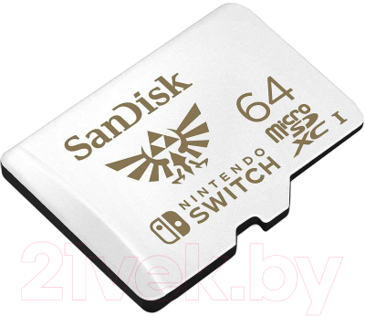 Карта памяти SanDisk Nintendo Cobranded MicroSDXC SQXAT 64GB (SDSQXAT-064G-GNCZN)