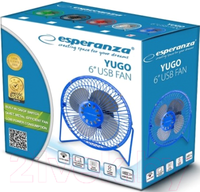 Вентилятор Esperanza EA149B 6 USB Fan Yugo