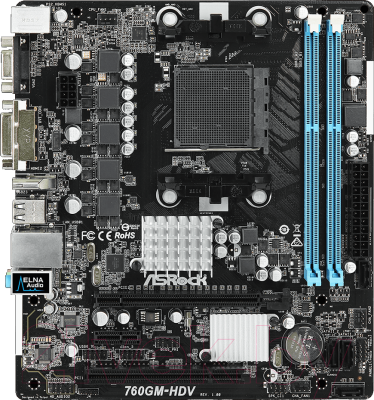 Материнская плата AsRock 760GM-HDV