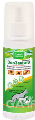 Спрей от блох Пчелодар Для защиты животных от клещей, комаров и мошек (150мл)