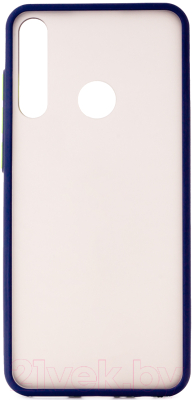 Чехол-накладка Case Acrylic для Huawei Y6p (синий)