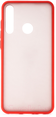 Чехол-накладка Case Acrylic для Huawei Y6p (красный)