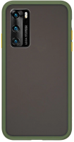 Чехол-накладка Case Acrylic для Huawei P40 (салатовый) - 