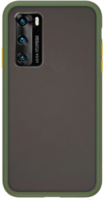 Чехол-накладка Case Acrylic для Huawei P40 (салатовый)