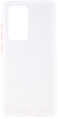Чехол-накладка Case Acrylic для Huawei P40 Pro (белый)